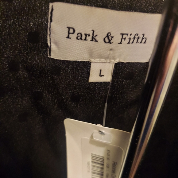 ! Park & Fifth Rennie Dress. Black Swiss dot. Large . Nwt - Picture 4 of 7